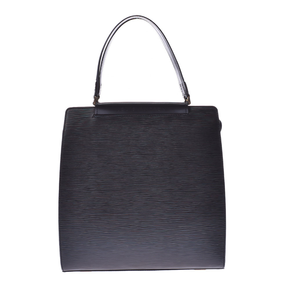 LOUIS VUITTON Epi Figari Black Leather Handbag